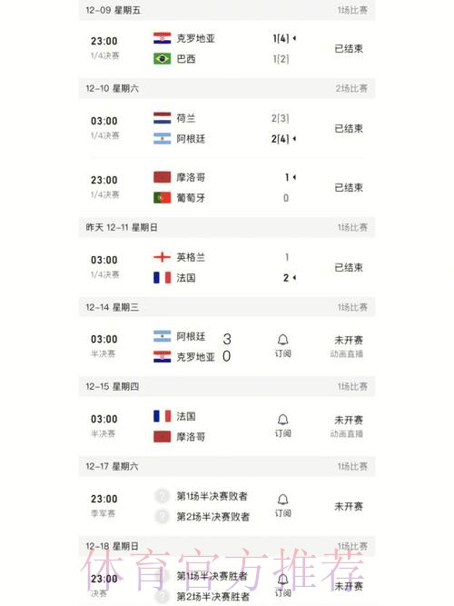 最新世界杯比分及最佳战况追踪